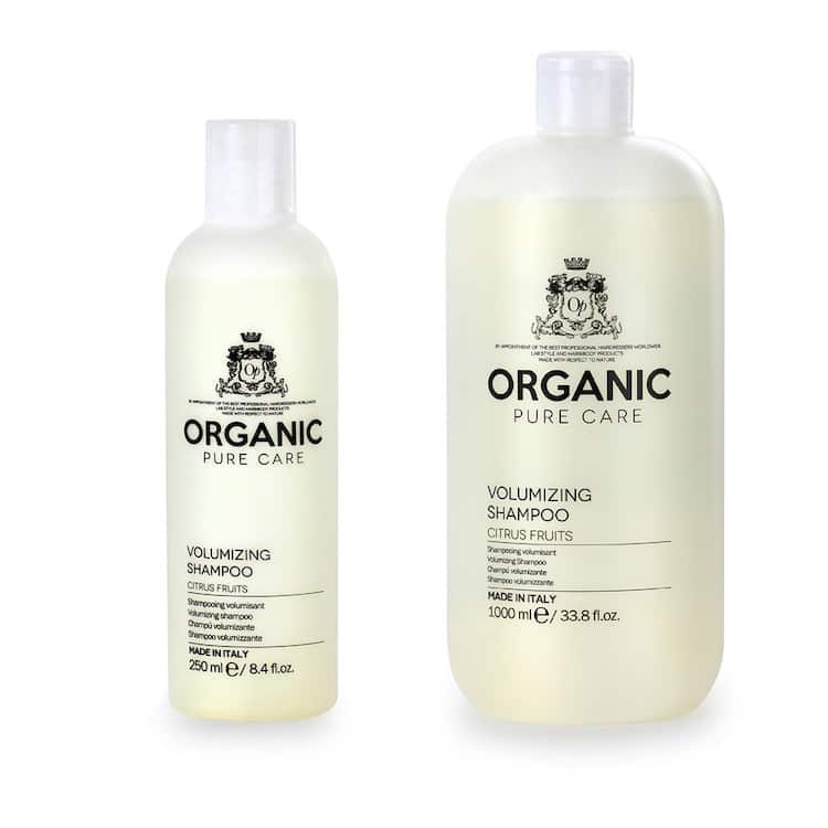 organic pure care volumizing shampoo